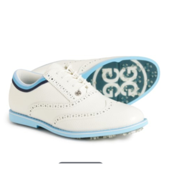 G/FORE Shoes - G/Fore Gross-grain Gallivanter Golf Shoes White &blue size US 6.5, waterproof.